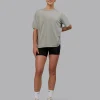 Go-To FLXCotton Oversized Tee Washed - Elephant