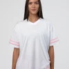 Victory FLXCotton Oversized Tee - White-Marshmallow
