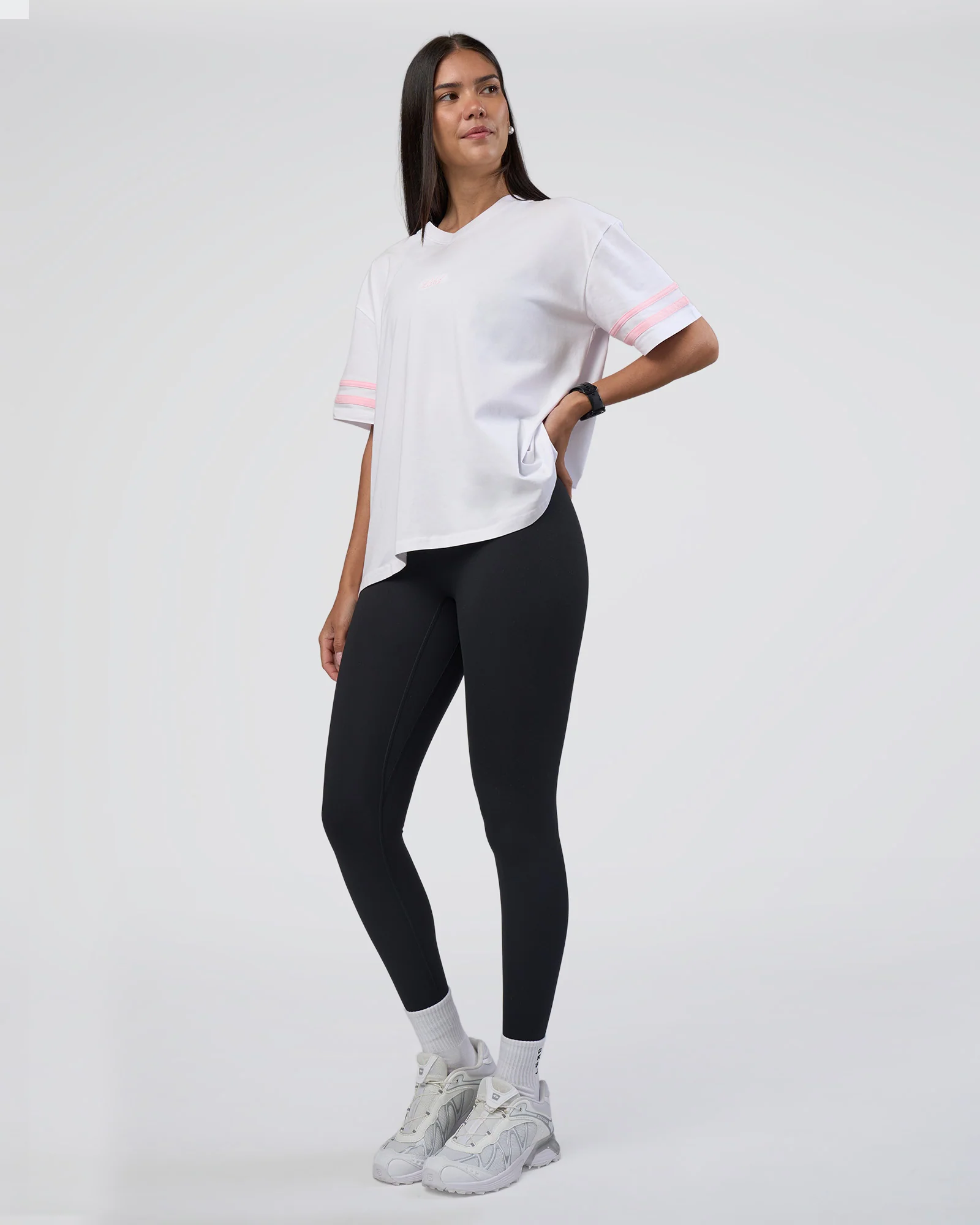 Victory FLXCotton Oversized Tee - White-Marshmallow