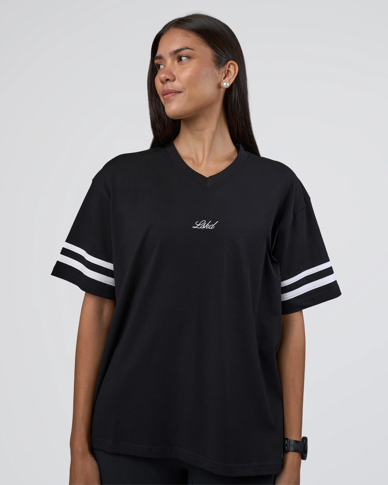 15284-victory-flxcotton-oversized-tee-black-white-1.webp Victory FLXCotton Oversized Tee - Black-White