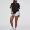 Victory FLXCotton Oversized Tee - Black-White