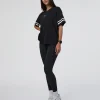 Victory FLXCotton Oversized Tee - Black-White