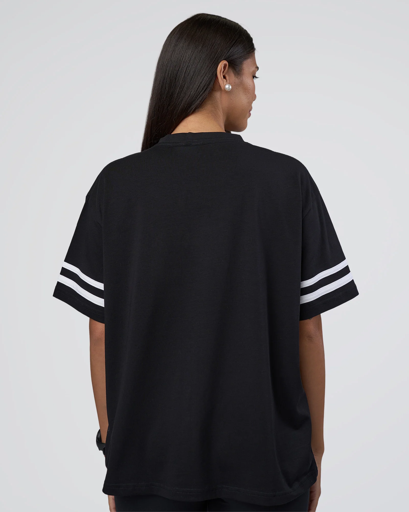 Victory FLXCotton Oversized Tee - Black-White