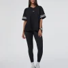 Victory FLXCotton Oversized Tee - Black-White