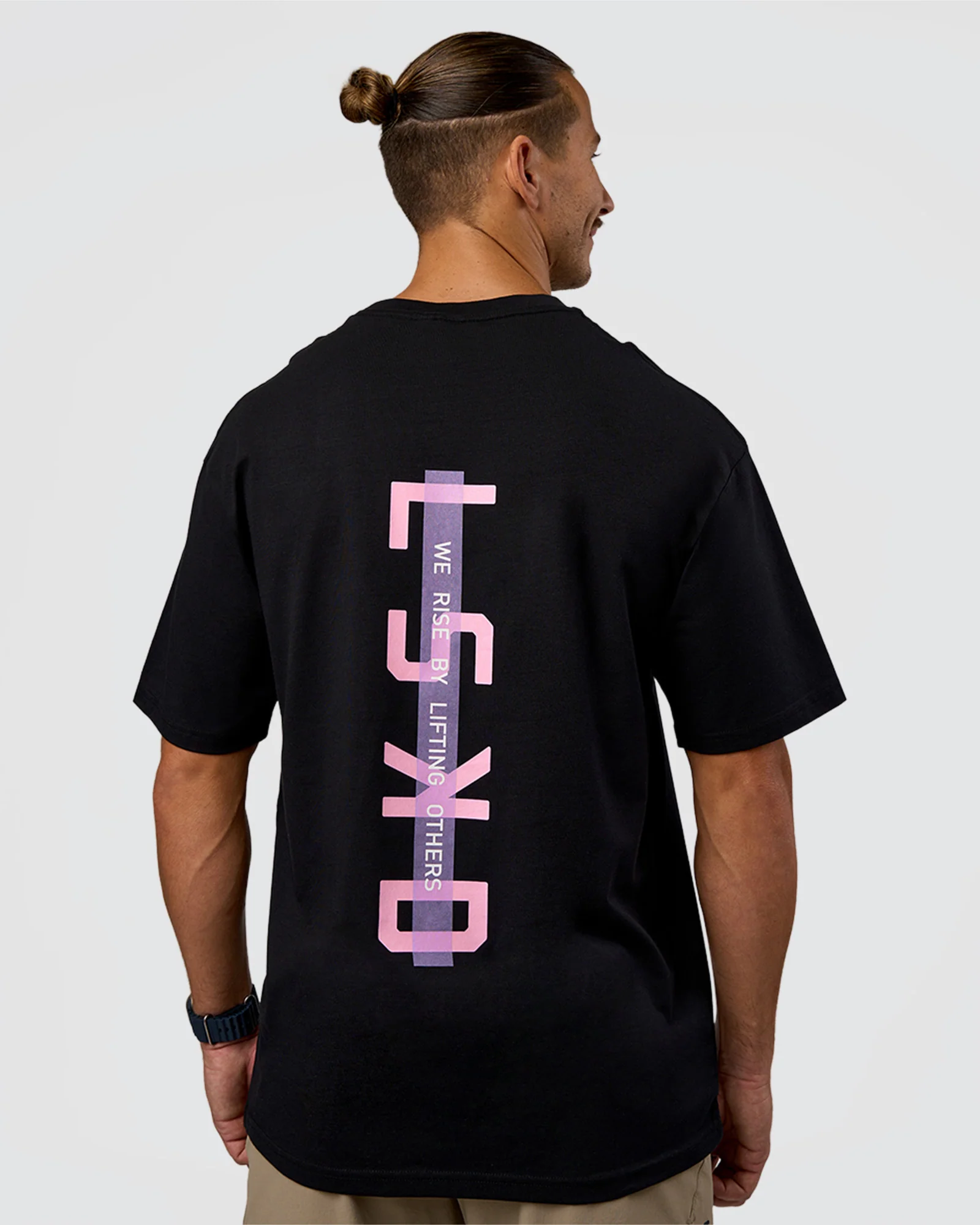 15321-unisex-strike-through-flxcotton-tee-oversize-black-candy-pink-1.webp Unisex Strike Through FLXCotton Tee Oversize - Black-Candy Pink