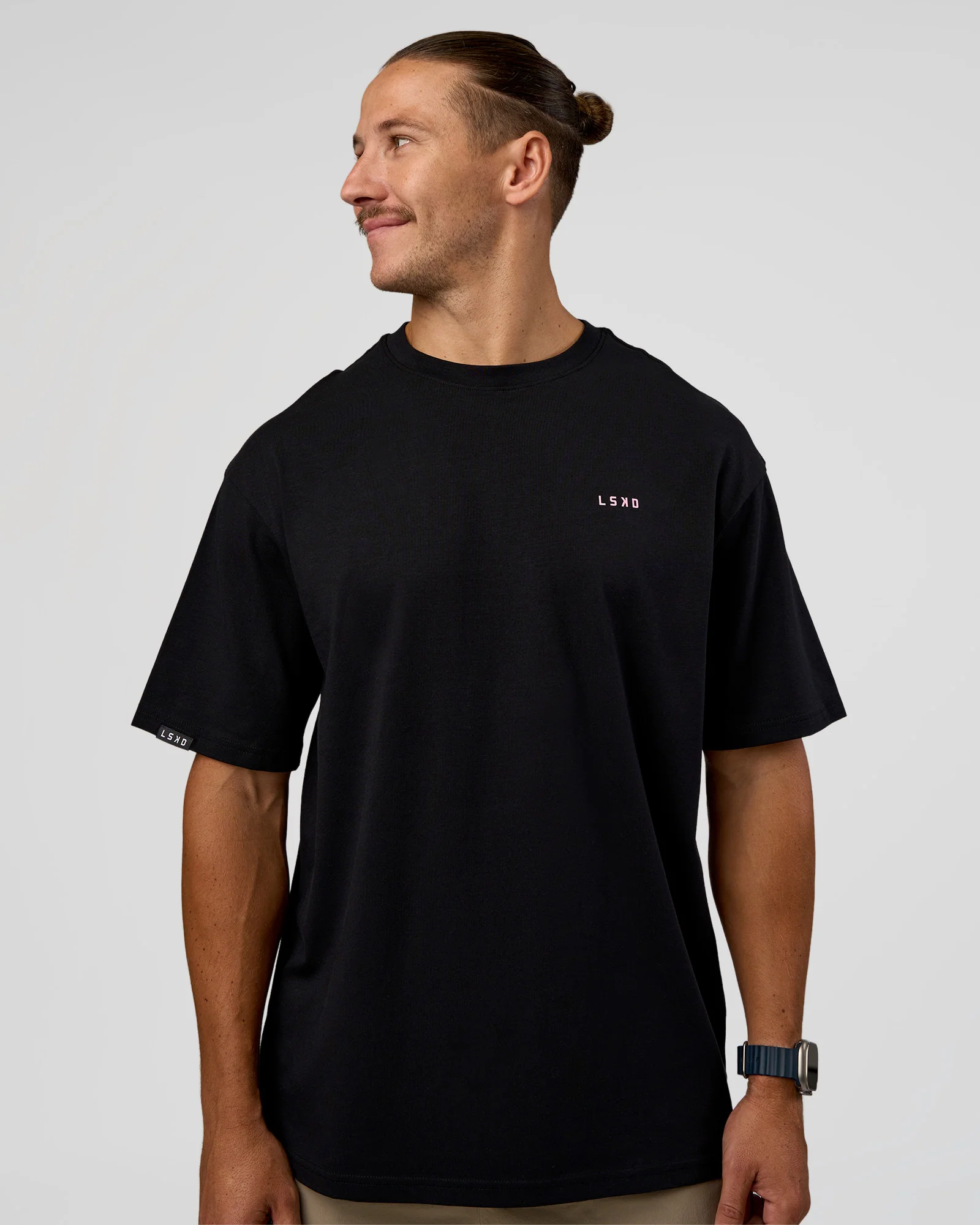 15321-unisex-strike-through-flxcotton-tee-oversize-black-candy-pink-2.webp Unisex Strike Through FLXCotton Tee Oversize - Black-Candy Pink