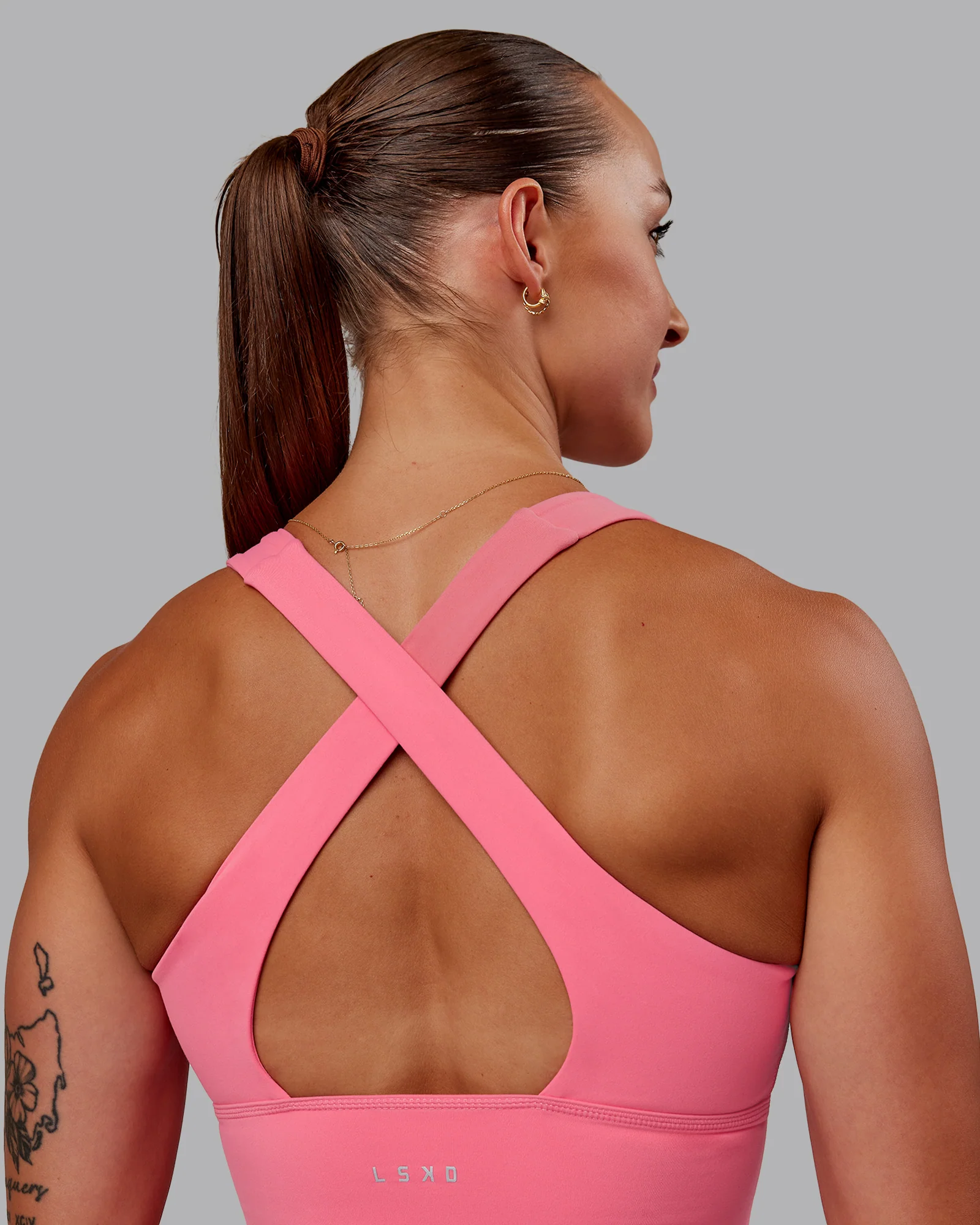 15331-evoke-longline-sports-bra-pink-lemonade-2.webp Evoke Longline Sports Bra - Pink Lemonade