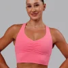 15332-pink-lemonade-2xs-pink-lemonade-2xs-variation-1.webp Evoke Longline Sports Bra - Pink Lemonade