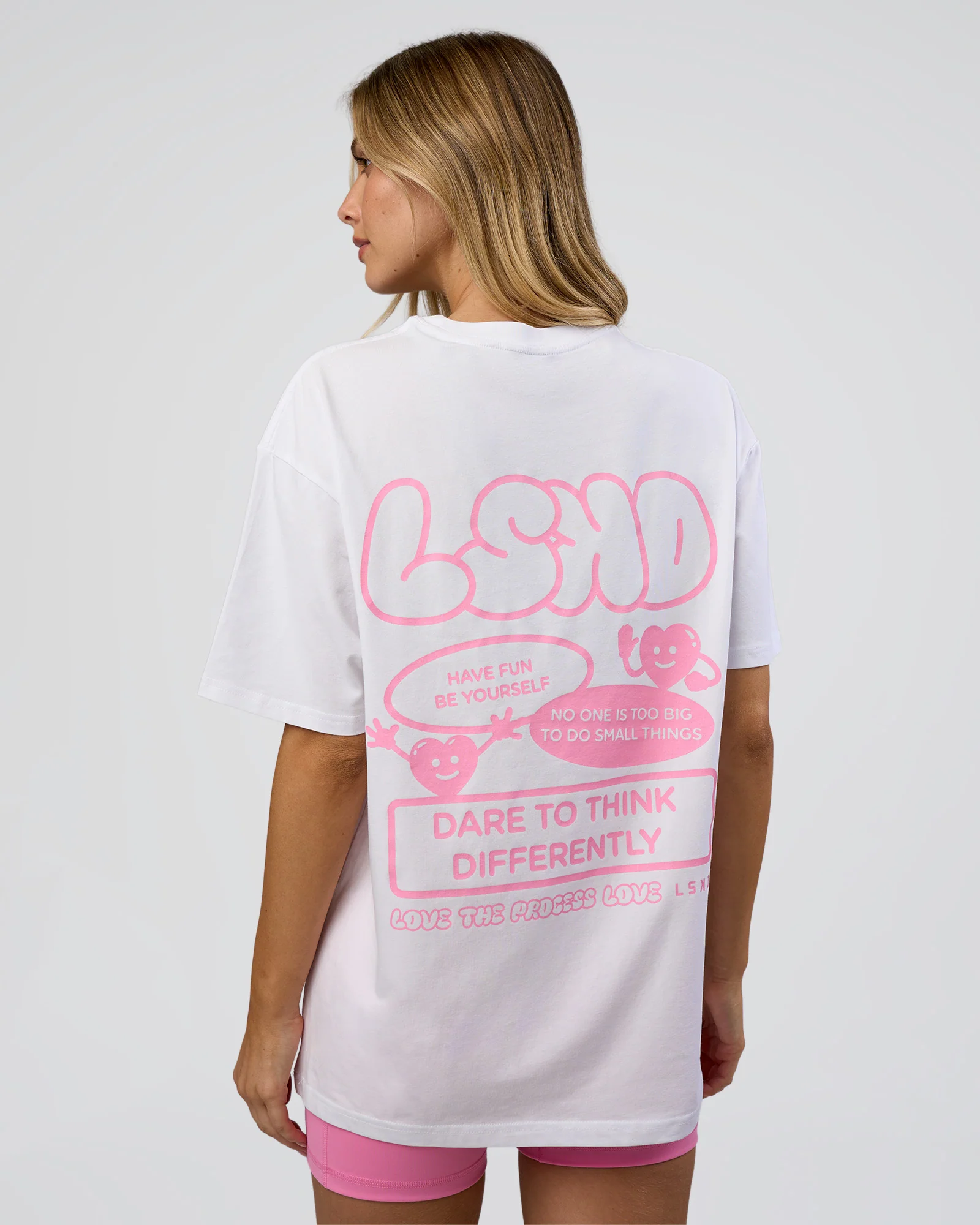 15340-dare-to-think-flxcotton-tee-oversize-white-candy-pink-4.webp Dare To Think FLXCotton Tee Oversize - White-Candy Pink