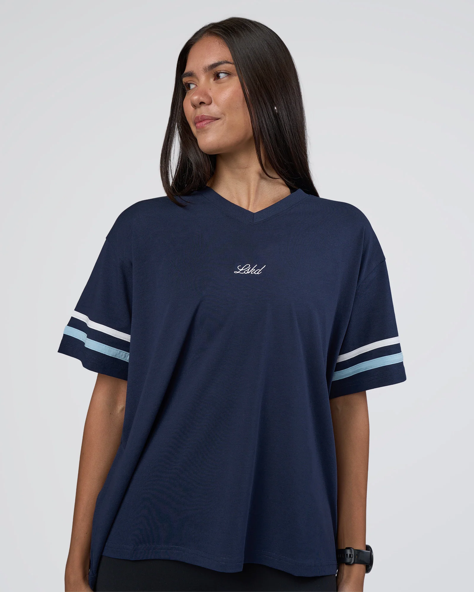 15349-victory-flxcotton-oversized-tee-future-navy-glacial-blue-1.webp Victory FLXCotton Oversized Tee - Future Navy-Glacial Blue