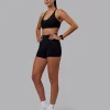 Elixir High-Rise 4" Short - Black
