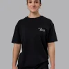 15385-run-love-flxcotton-oversized-tee-black-reflective-4.webp Run Love FLXCotton Oversized Tee - Black-Reflective