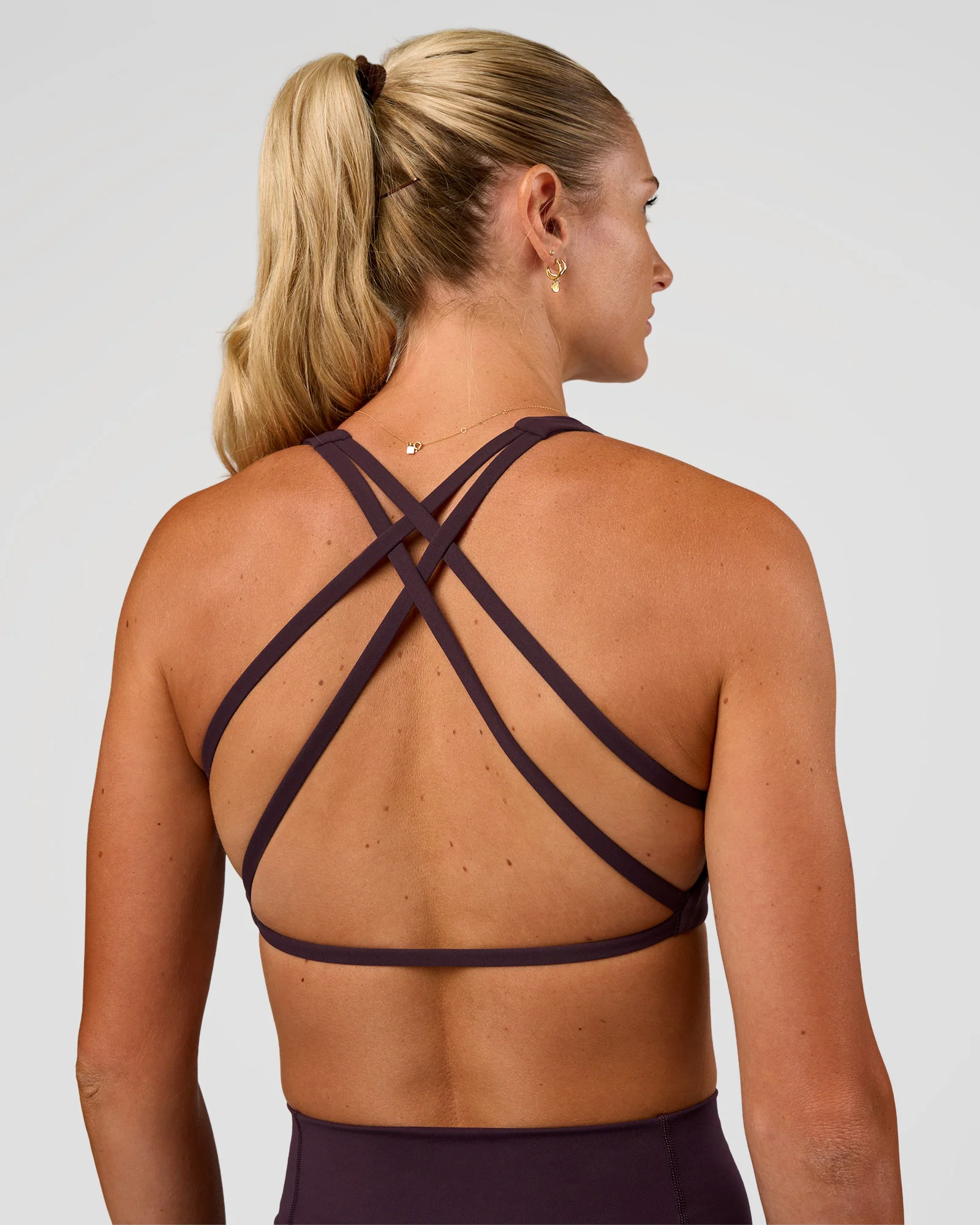 Aspire Sports Bra - Midnight Plum