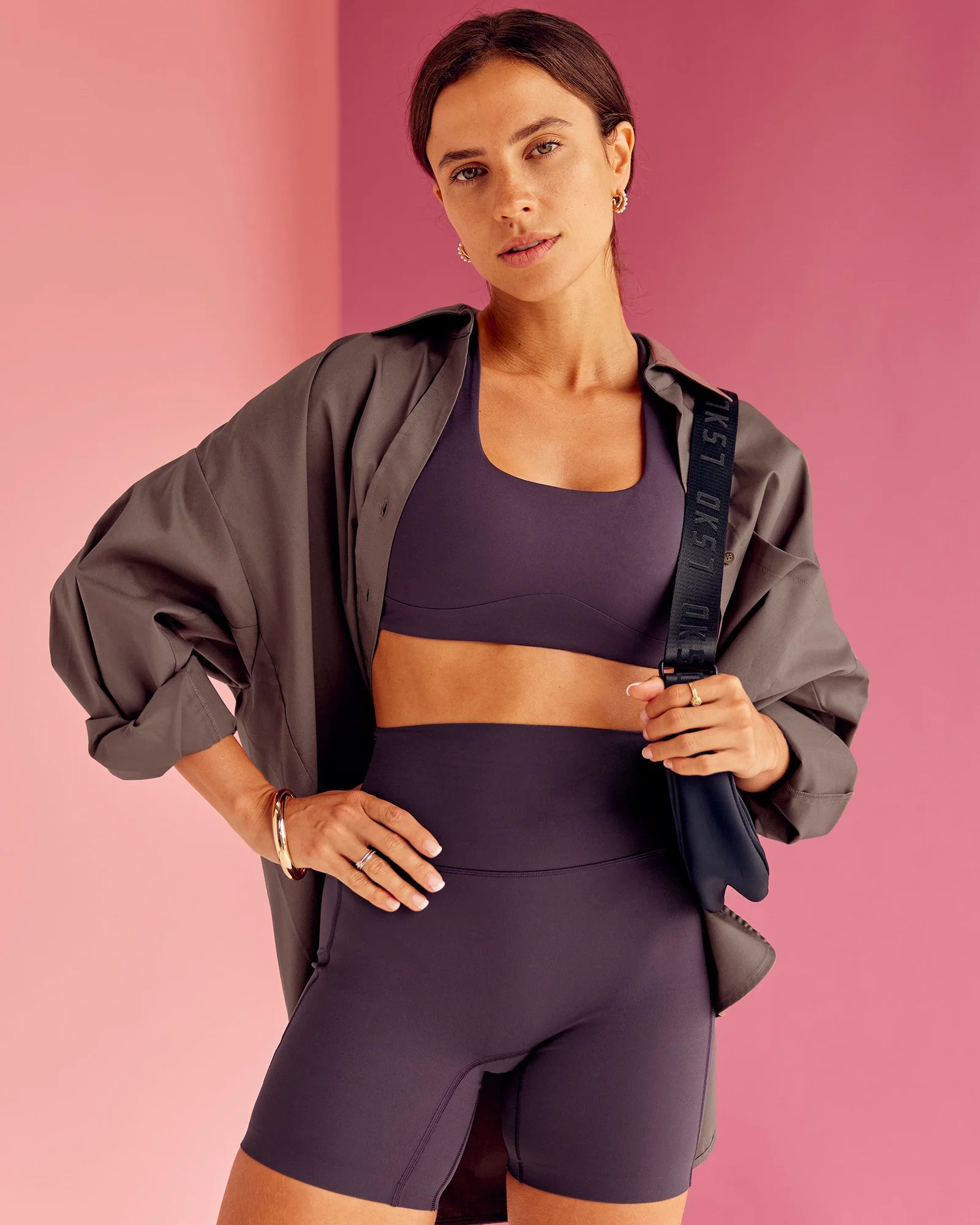Aspire Sports Bra - Midnight Plum