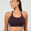 Twist Sports Bra D/DD/E - Midnight Plum