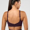 Twist Sports Bra D/DD/E - Midnight Plum