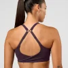 Twist Sports Bra D/DD/E - Midnight Plum