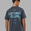 15448-lifting-club-flxcotton-tee-oversize-dark-storm-washed-blue-6.webp Lifting Club FLXCotton Tee Oversize - Dark Storm Washed-Blue