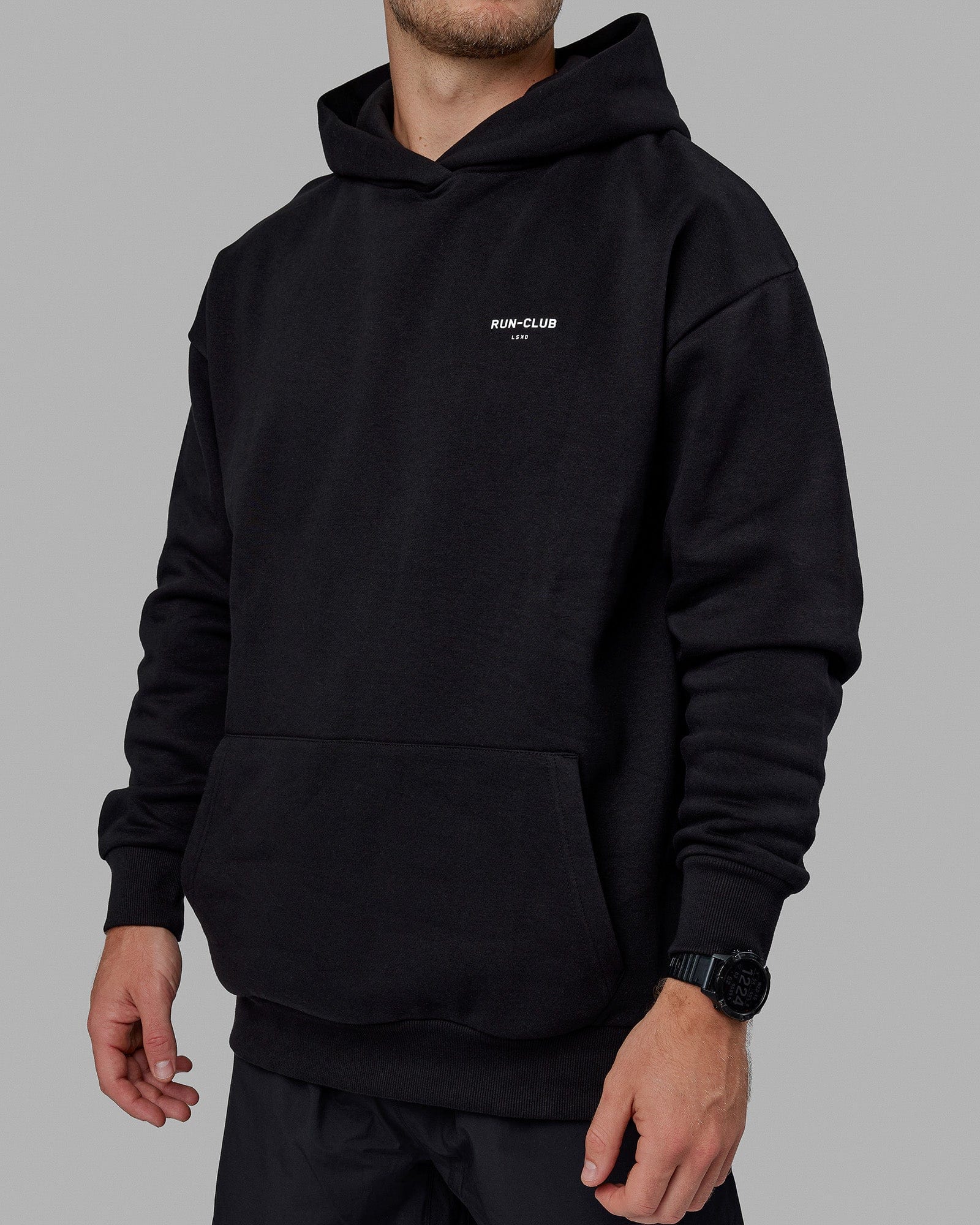 15483-run-club-hoodie-oversize-black-10.jpg RUN-CLUB Hoodie Oversize - Black