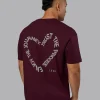 15538-love-the-process-flxcotton-oversize-tee-cherry-lacquer-shale-beige-10.webp Love The Process FLXCotton Oversize Tee - Cherry Lacquer-Shale Beige
