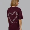 15538-love-the-process-flxcotton-oversize-tee-cherry-lacquer-shale-beige-2.webp Love The Process FLXCotton Oversize Tee - Cherry Lacquer-Shale Beige