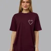 15538-love-the-process-flxcotton-oversize-tee-cherry-lacquer-shale-beige-4.webp Love The Process FLXCotton Oversize Tee - Cherry Lacquer-Shale Beige