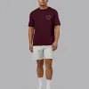 15538-love-the-process-flxcotton-oversize-tee-cherry-lacquer-shale-beige-5.webp Love The Process FLXCotton Oversize Tee - Cherry Lacquer-Shale Beige