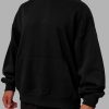 15556-love-the-run-hoodie-oversize-black-white-11.jpg Love The Run Hoodie Oversize - Black-White
