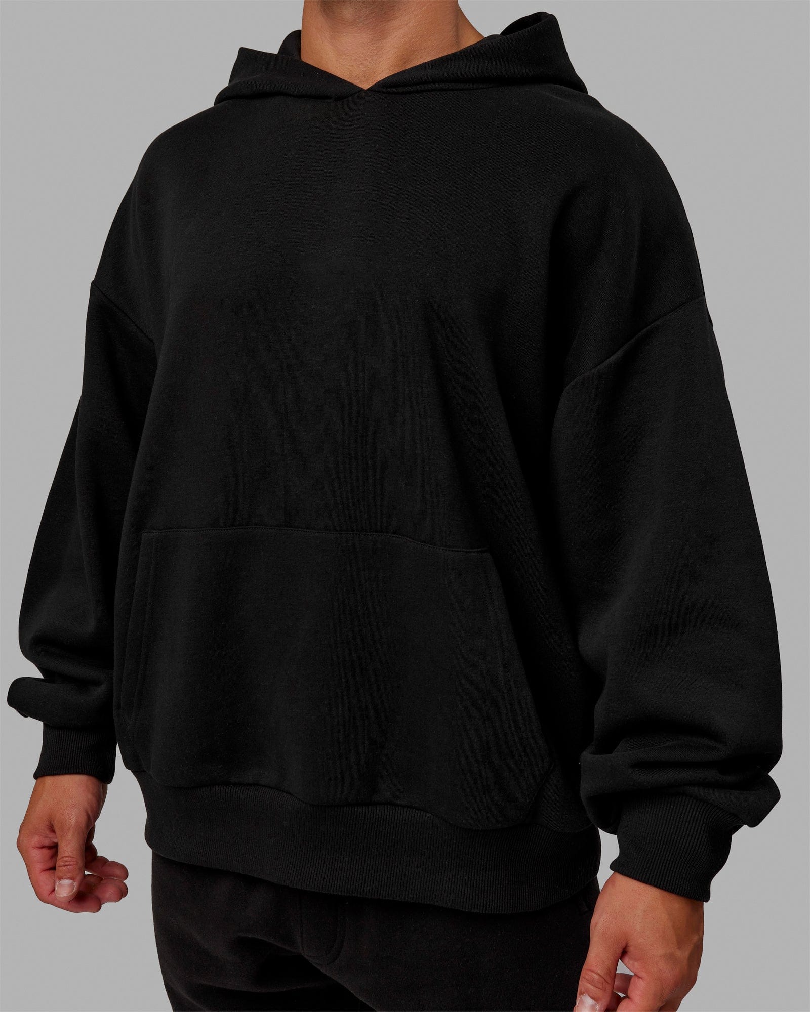 15556-love-the-run-hoodie-oversize-black-white-11.jpg Love The Run Hoodie Oversize - Black-White