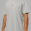 Be Yourself FLXCotton Tee Oversize - Circular Grey Washed-Violet