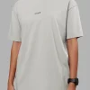 Be Yourself FLXCotton Tee Oversize - Circular Grey Washed-Violet