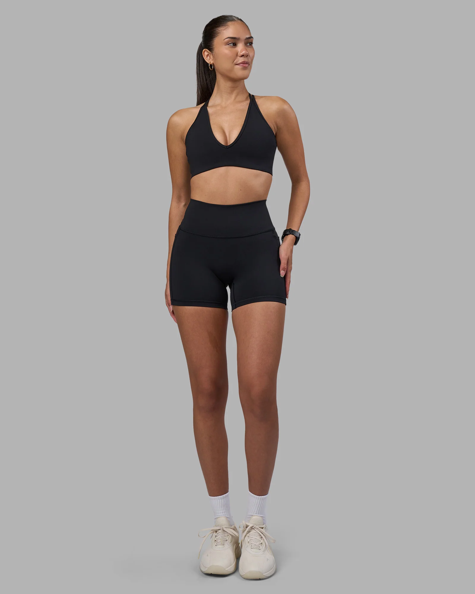 15601-fusion-high-rise-4-short-pockets-black-2.webp Fusion High-Rise 4" Short Pockets - Black