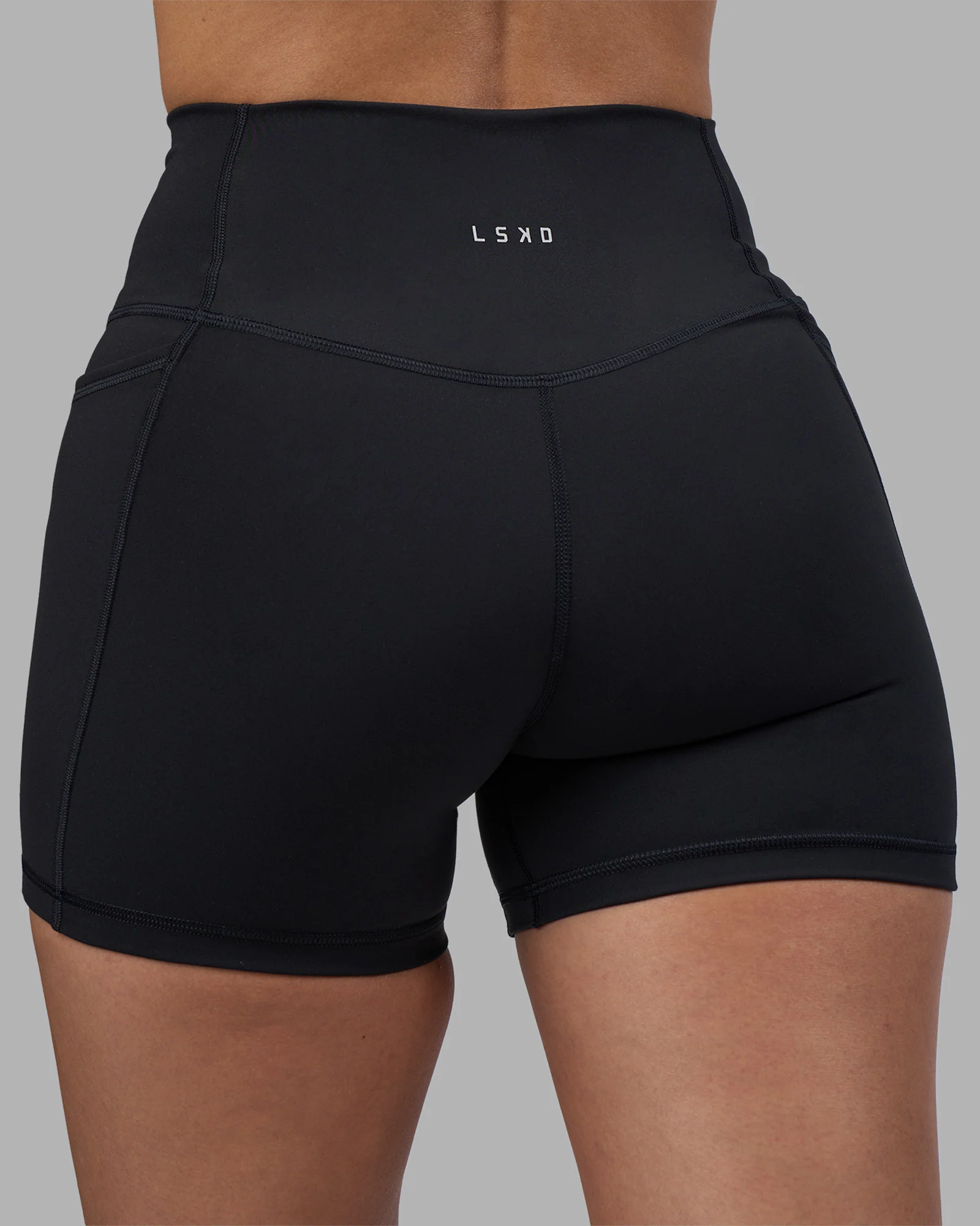 15601-fusion-high-rise-4-short-pockets-black-8.webp Fusion High-Rise 4" Short Pockets - Black