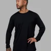 Pace Running Long Sleeve Top - Black
