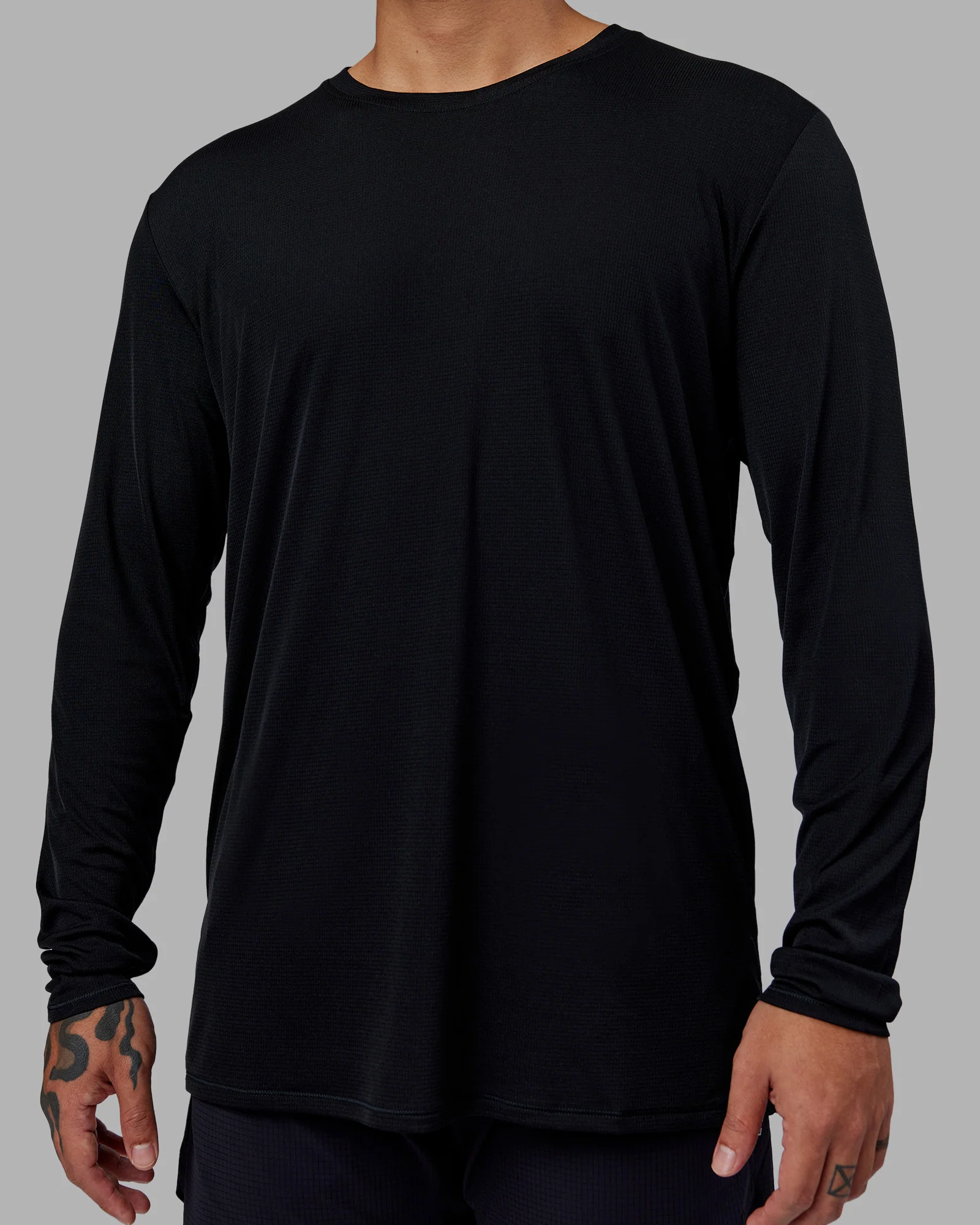 Pace Running Long Sleeve Top - Black