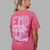 15646-washed-empower-oversize-tee-berry-pink-pastel-orchid-5.jpg Washed Empower Oversize Tee - Berry Pink-Pastel Orchid