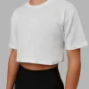 MVP Heavyweight Cropped Tee - White