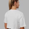MVP Heavyweight Cropped Tee - White