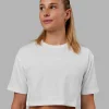 MVP Heavyweight Cropped Tee - White
