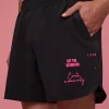 Lift 6" Short - Black-Ultra Pink