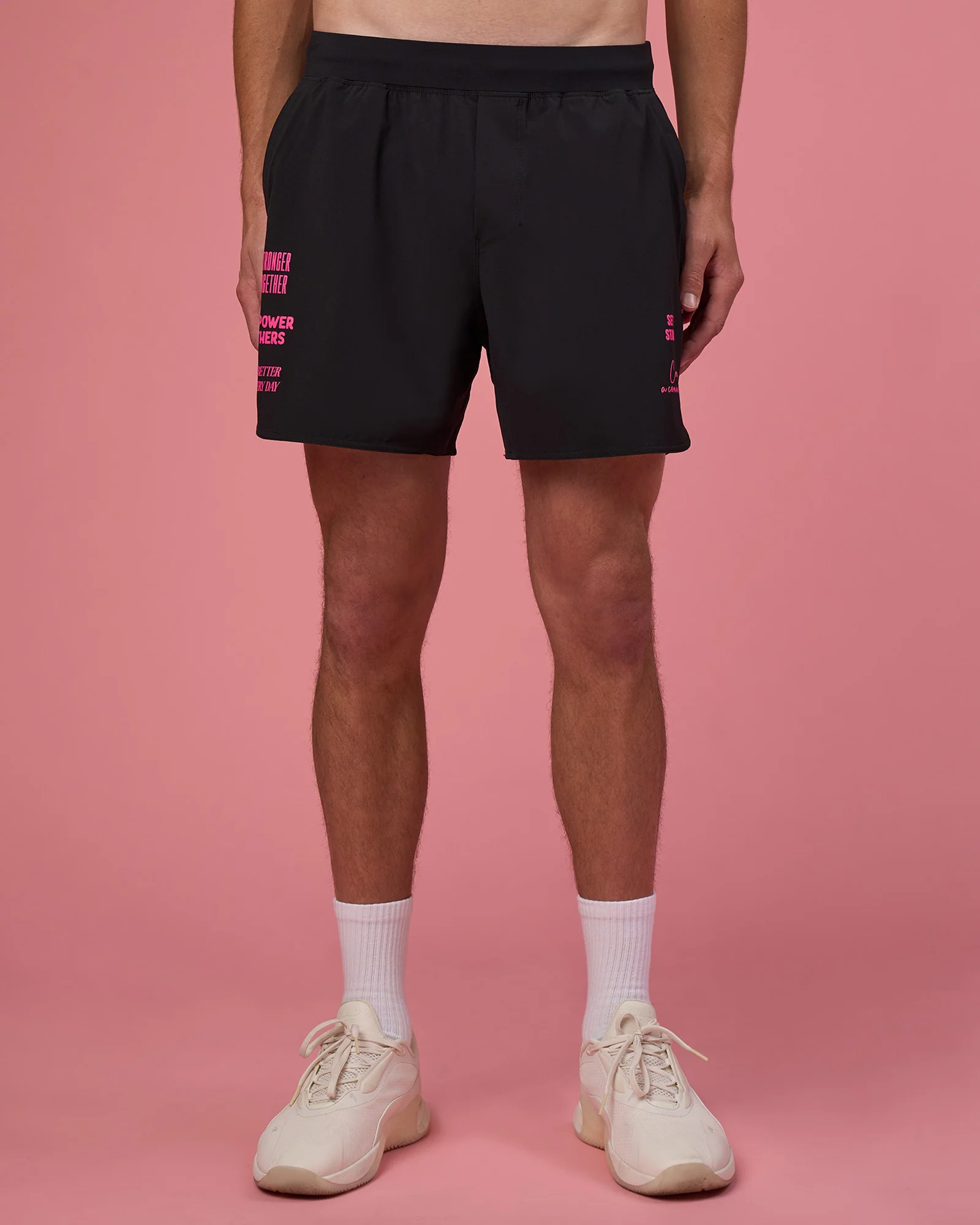 Lift 6" Short - Black-Ultra Pink