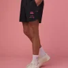 Lift 6" Short - Black-Ultra Pink