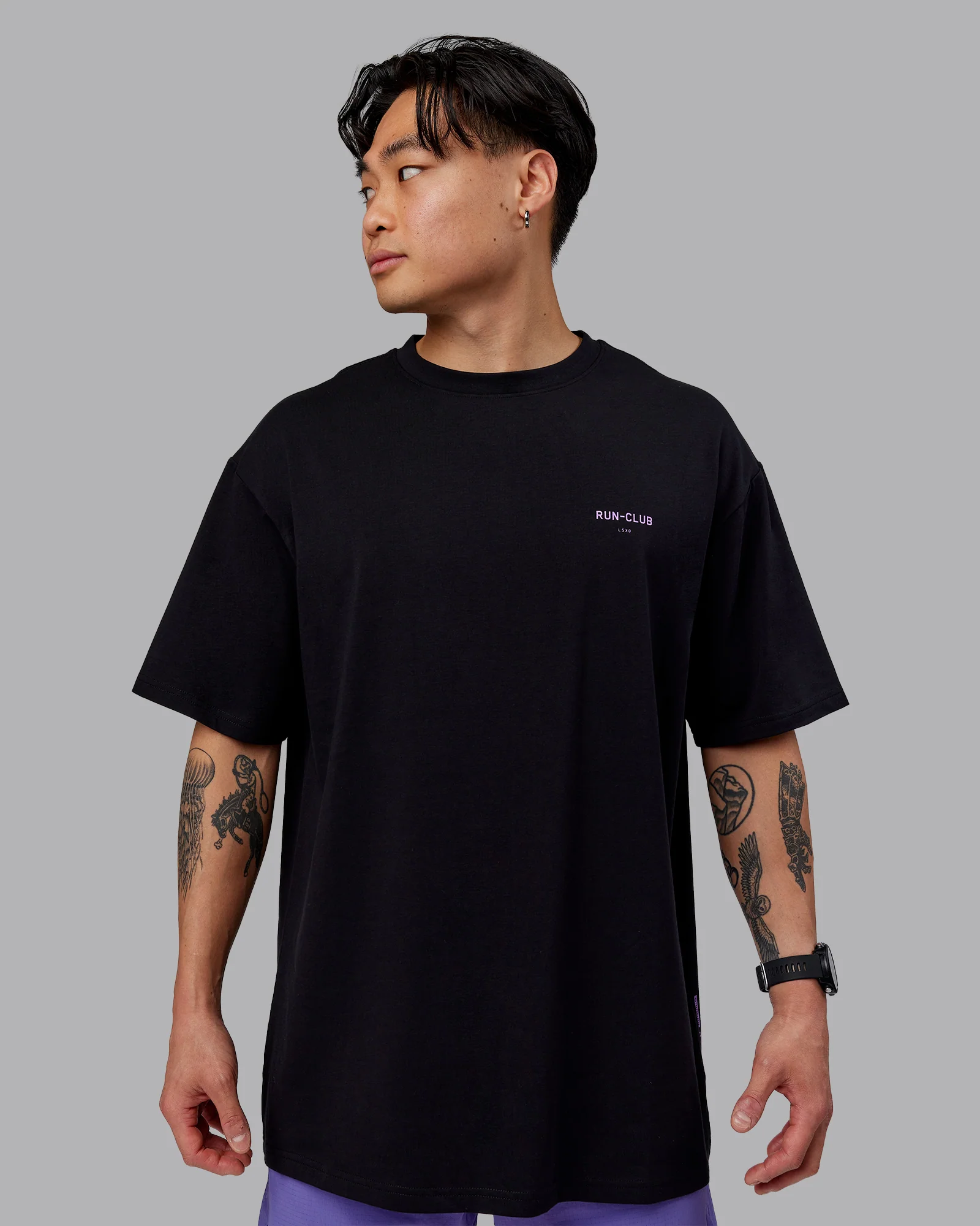 15753-run-club-flxcotton-tee-oversize-black-purple-swirl-3.webp RUN CLUB FLXCotton Tee Oversize - Black-Purple Swirl