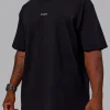 15789-leg-it-flxcotton-oversized-tee-black-volt-10.webp Leg It FLXCotton Oversized Tee - Black-Volt