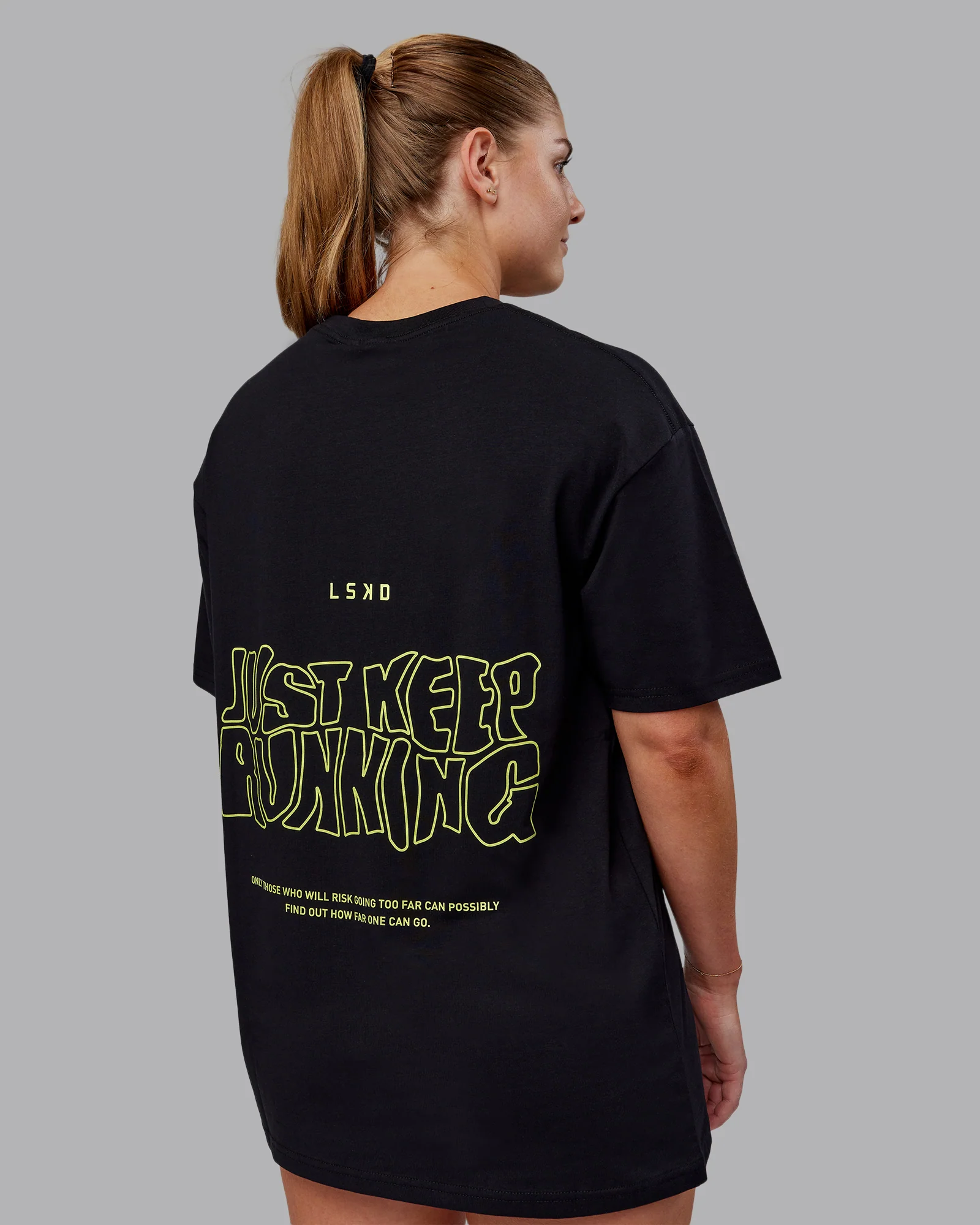 15789-leg-it-flxcotton-oversized-tee-black-volt-2.webp Leg It FLXCotton Oversized Tee - Black-Volt