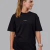 15789-leg-it-flxcotton-oversized-tee-black-volt-6.webp Leg It FLXCotton Oversized Tee - Black-Volt