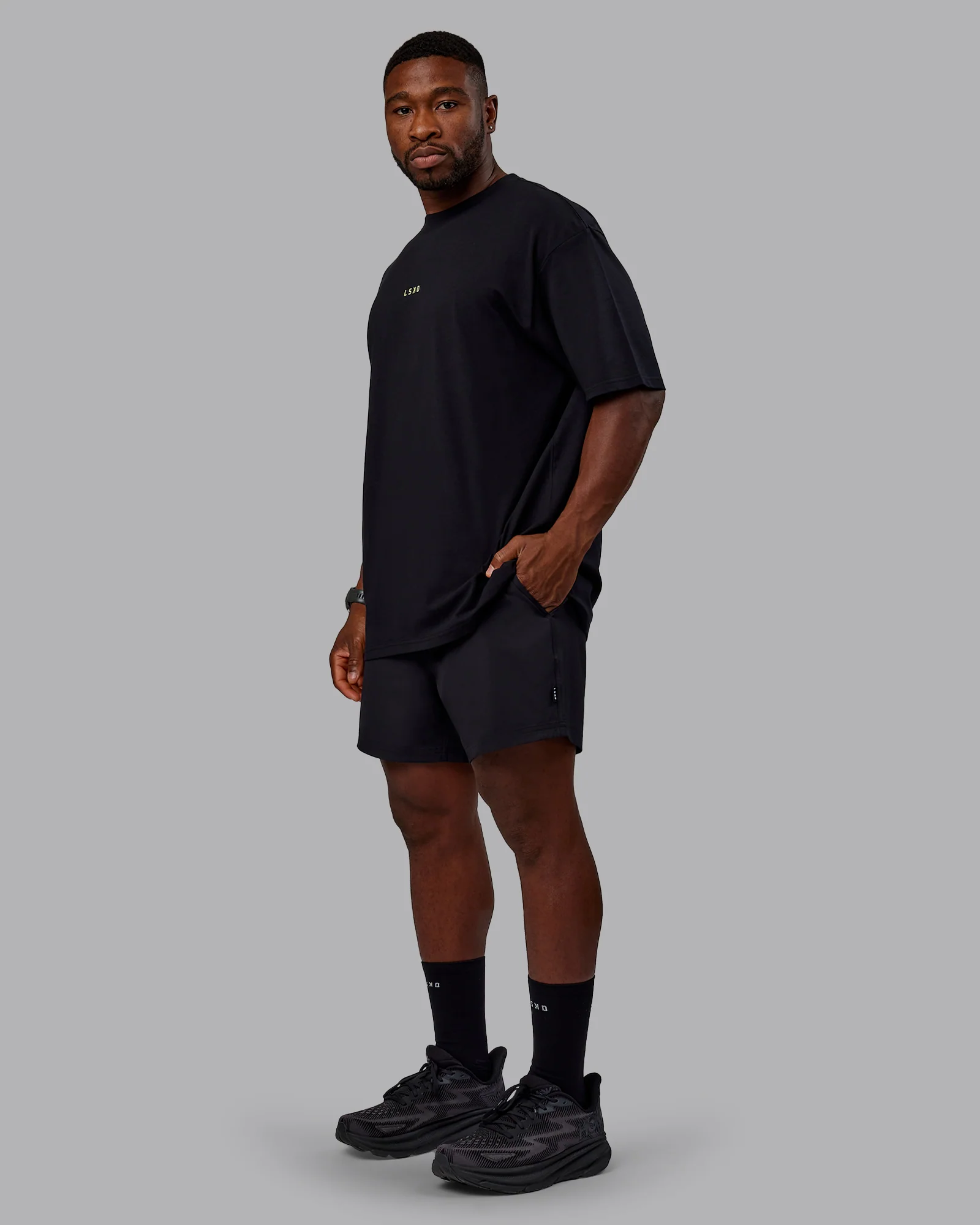 15789-leg-it-flxcotton-oversized-tee-black-volt-7.webp Leg It FLXCotton Oversized Tee - Black-Volt
