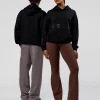 Shadow Mode Oversized Hoodie - Black