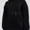 Shadow Mode Oversized Hoodie - Black