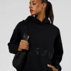 Shadow Mode Oversized Hoodie - Black